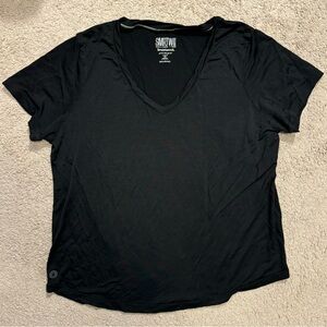 Smartwool Active Ultralight V-Neck Merino Blend Short Sleeve